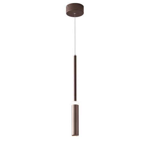 Dekorativní - FAN LED-CANDLE-S1 AKCE - Závěsné LED svítidlo CANDLE bronz 7W 720lm 4000K 140x4 cm - FANEUROPE - foto 1
