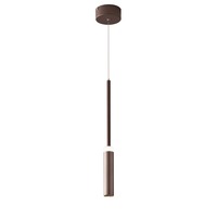 Dekorativní - FAN LED-CANDLE-S1 AKCE - Závěsné LED svítidlo CANDLE bronz 7W 720lm 4000K 140x4 cm - FANEUROPE