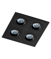 Hranatá - AZZ AZ2443 Caro 4 Square (black) - AZZARDO