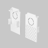 Lištové Magnetic Maytoni Exility - M TRA034EC-42W Koncovka pro kolejnicový systém bílá plast Exility - MAYTONI