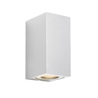 Nástěnná - NOR 49731001 Venkovní nástěnné svítidlo Canto Maxi Kubi 2 2x28W GU10 bílá čirá - NORDLUX