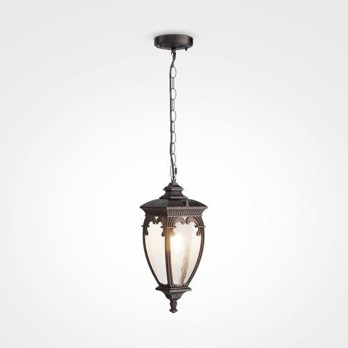 Závěsná - M O414PL-01BZ Závěsné svítidlo Fleur 60W E27 bronz antik Pulegoso sklo IP44  - MAYTONI - foto 1