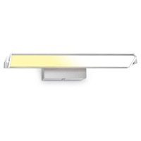 Nad obrazy/zrcadla - BRILO 3723-012 LED nástěnné svítidlo, s CCT svítidlo LED panel, stmívatelné 52,5 cm, 15 W, matný nikl-chrom - BRILO