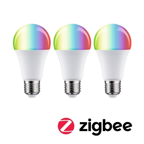 E27 - P 29151 Standard 230V Smart Home Zigbee 3.0 LED žárovka E27 3x11W RGBW+ stmívatelné mat - PAULMANN - foto 1