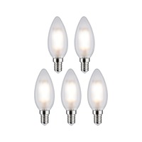 E14 - P 29096 Filament 230V LED svíčka E14 5x4,8W 4000K mat - PAULMANN