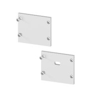 Difuzory a koncovky - Koncovka profilu GK22-7 stříbrná