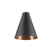 Stínidla, kryty, clony - LA 1010084 LALU® CONE 15 Stínidlo, patice E27, Mix&amp;Match, H: LALU® TETRA 36, stínidlo, patice E27, Mix&amp;Match, V: 8. 9 cm, černá / bronzová - BIG WHITE (SLV)
