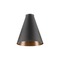 Stínidla, kryty, clony - LA 1010084 LALU® CONE 15 Stínidlo, patice E27, Mix&amp;Match, H: LALU® TETRA 36, stínidlo, patice E27, Mix&amp;Match, V: 8. 9 cm, černá / bronzová - BIG WHITE (SLV)
