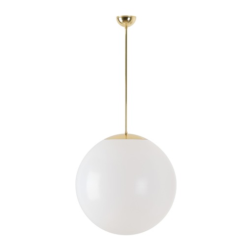 Koule - OS ISI66124 ISIS P4 závěsné plastové svítidlo mosaz leštěná / bílá IP40 3000 K 41W LED DALI (původní kód OS 66124) - OSMONT - foto 1