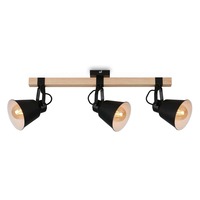 Bodová - BRILO 2406-035 Bodové svítidlo 68 cm 3x E27 40W černá - BRILO