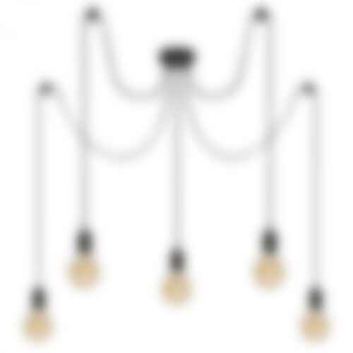 Vícečetná - BRI 4104-055 Stropní svítidlo, pr. 100 cm, max. 60 W, černá - BRILONER - foto 1