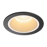Kruhová - LA 1003920 NUMINOS® DL L vnitřní LED zápustné stropní svítidlo černá/bílá 2700 K 55° - BIG WHITE (SLV)