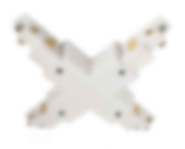 Lišty a příslušenství IVELA - IMPR 710535 Deko-Light 3-fázový kolejnicový systém - D Line DALI X-spojka levé-levé-pravé-pravé, bílá - LIGHT IMPRESSIONS - foto 1