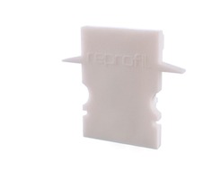 Krytky pro Al profily - IMPR 979140 Koncovka H-ET-02-08 bílá 23 mm 2 ks - LIGHT IMPRESSIONS