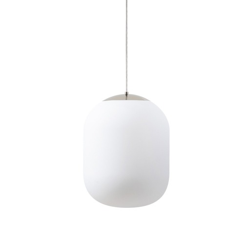 Koule - OS TAN62388 TANIA S1 HP závěsné skleněné svítidlo kartáčovaná nerez / bílá IP40 3000 K 52W LED - OSMONT - foto 1