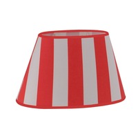 Stínidla, kryty, clony - LD 80240-14 MIX-UP Stínítko na lampu, červená-bílé, oválné - LEUCHTEN DIREKT / JUST LIGHT