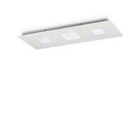 Hranatá - ILUX 255934 LED Stropní přisazené svítidlo Ideal Lux RELAX PL D090 65W 6100lm 3000K IP20 90cm bílé stmívatelné - IDEALLUX