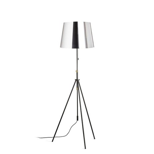 Stojací lampy - RED R14065 LUTON/ILUSION stojanová chromovaná fólie/černá/kov 230V E27 11W - RED - DESIGN RENDL - foto 1