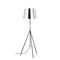 Stojací lampy - RED R14065 LUTON/ILUSION stojanová chromovaná fólie/černá/kov 230V E27 11W - RED - DESIGN RENDL