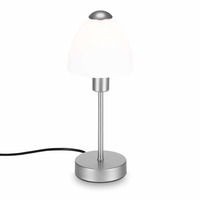 Stolní lampy dekorační - BRILO 7025-014 Stolní lampa, 32 cm, max. 25 W, stříbrná - BRILO