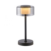 Stolní lampy dekorační - PN 4111-18 LED stolní lampa USB černá na baterie dotykový stmívač paměťová funkce 3000K - PAUL NEUHAUS