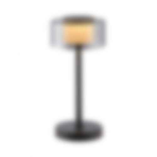 Stolní lampy dekorační - PN 4111-18 LED stolní lampa USB černá na baterie dotykový stmívač paměťová funkce 3000K - PAUL NEUHAUS - foto 1