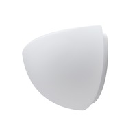 Dekorativní - OS NEL41431 NELA 3 nástěnné skleněné svítidlo bílá IP43 2x25W E27 - OSMONT