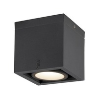 Přisazená - LA 1006316 ESKINA FRAME CL single stropní přisazené svítidlo antracit 15 W 1100/1200 lm 3000/4000 K CRI80 95° - BIG WHITE (SLV)