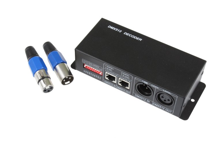 Ovladače, řídící jednotky - LED DMX ovladač 3 kanály - foto 1