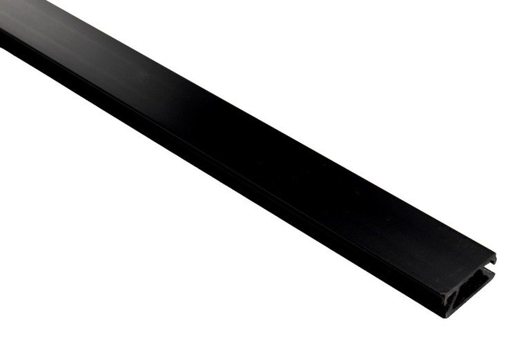 Lišty a příslušenství - IMPR 720039 Kryt lišty 1fázový systém D-One 1m černá - LIGHT IMPRESSIONS - foto 1