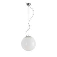 Koule - OS ISI66173 ISIS L2 PE závěsné plastové svítidlo nerez / bílá IP40 3000 K 20W LED - OSMONT