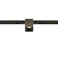 Lištové Magnetic SLV - LA 1008976 FIX-IT! 48V, DALI, úhlový, standardní stopa, spot, 3000K, 6,6 W, 36°, bronzový / černý - BIG WHITE (SLV)
