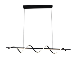 LED přívěšek - Závěsná LED lampa 30W Sand Black