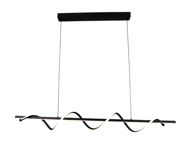 LED přívěšek - Závěsná LED lampa 30W Sand Black - foto 1