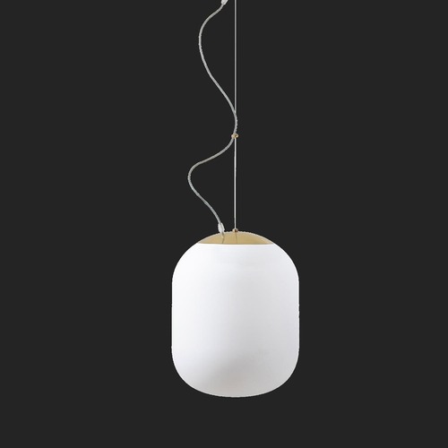 Koule - OS TAN62350 TANIA L1 HP závěsné skleněné svítidlo mosaz leštěná / bílá IP40 3000 K 52W LED DALI (původní kód OS 62350) - OSMONT - foto 1