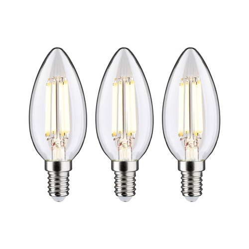 E14 - P 29199 Eco-Line Filament 230V LED svíčka E14 3ks-sada 98mm 2,5W 3000K čirá - PAULMANN - foto 1