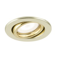 Kruhová - FAN INC-MATRIX-LEDM3 ORO Sada 3 x zápustných svítidel LED Matrix, zlaté, 3 x GU10, 6 W, 3 x 413 lm, 3000 K, 10 x 10,5 cm - FANEUROPE