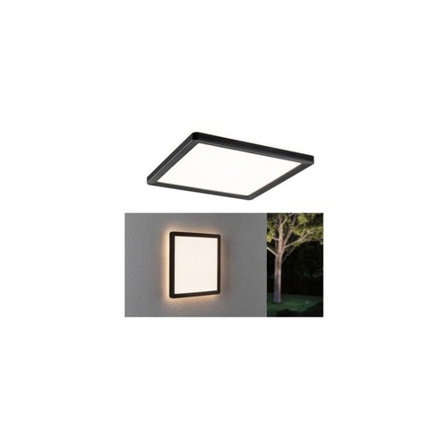 Přisazená - P 94661 Outdoor 230V Lamina LED panel hranatý černý IP44 15W 3000K - PAULMANN - foto 1