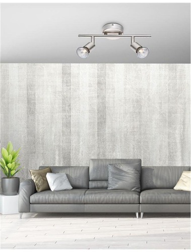 Bodová - NV 660002 Bodové svítidlo BASE nikl satén kov GU10 2x5W IP20 bez žárovky - NOVA LUCE - foto 1