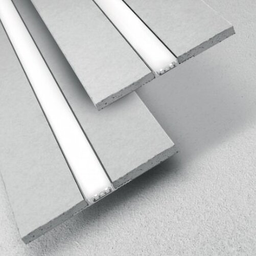 Al profily k zapuštění - NOVA 101894.99 L-33 lineární profil sádrokarton - 2m - NOVALUX - foto 1