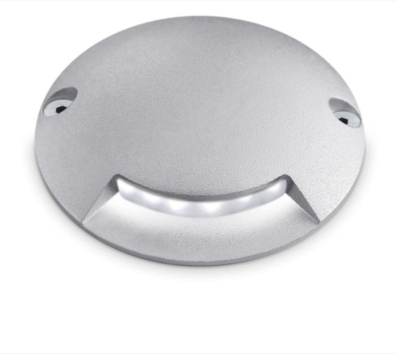 Zapuštěná - CEN PAVI1L-047030 Zemní LED PAVI 70mm 1světlo 0,4W 24VAC/DC 3000K 8Lm 100d 70x13mm 500kg IP67 IK06 - CENTURY - foto 1