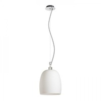 Kónická - RED R13824 COROA NEW 28 závěsná opálové sklo/chrom 230V E27 53W - RED - DESIGN RENDL