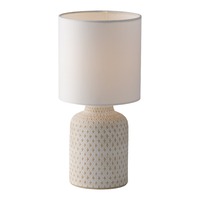 Stolní lampy dekorační - FAN I-RAVELLO-L BCO Stolní lampa Lumetto Ravello bílá, patice E14, 15 x 32 cm - FANEUROPE