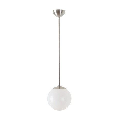 Koule - OS ISI72861 ISIS P1 PM závěsné plastové svítidlo kartáčovaná nerez / bílá IP40 4000 K 8W LED - OSMONT - foto 1