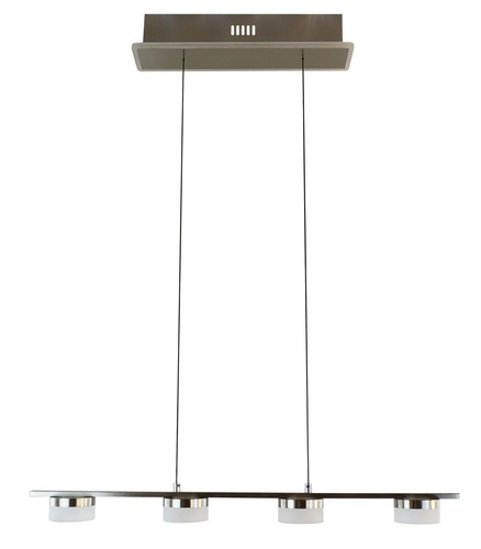 Podélná - GT 7066-503 Závěsné svítidlo Cassis 21W 2100lm 3000K matný nikl - GeeTi - foto 1