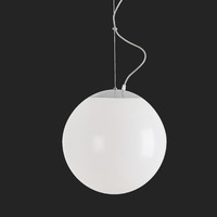 Koule - OS ISI63014 ISIS L3 HP závěsné plastové svítidlo nerez leštěná / bílá IP40 3000 K 52W LED DALI (původní kód OS 63014) - OSMONT