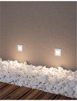 Zapuštěná - NV 727001 Venkovní zapuštěné svítidlo do zdi KRYPTON bílý hliník LED 3W 3000K 220-240V 15st. IP54 - NOVA LUCE