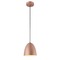 Kónická - LA 1008130 PRO CONE 20 závěsné svítidlo, délka závěsu 250cm, E27, 1x max. 60W, měděná / bílá - BIG WHITE (SLV)