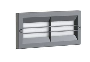 LED nástěnné svítidla - Nástěnná svítidla Hliníková průhledná PC E27 Socket IP54