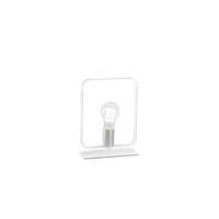 Stolní lampy dekorační - FAN I-SMITH-L1-BCO Stolní lampa LUME SMITH bílá/nikl, 1xE27, 19,5 x 24,8 cm - FANEUROPE